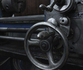 Machine tool detail as an example of application in the industrial sector